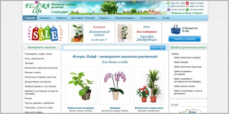 Флора Лайф - интернет-магазин комнатных цветов